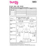 Kjole | Burda 5803 | 34-48,  thumbnail number 12