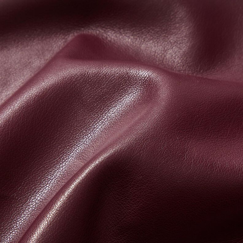Kunstlæder farveforløb | Katia Fabrics – sort/bordeaux,  image number 6