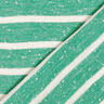 Viskosejersey striber på tværs – smaragdgrøn/hvid,  thumbnail number 4