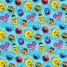 Bomuldspoplin Licensstof Sesame Street | Sesame Workshop – azur,  thumbnail number 1
