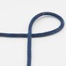 Bomuldskordel Lurex [Ø 5 mm] – jeansblå,  thumbnail number 1