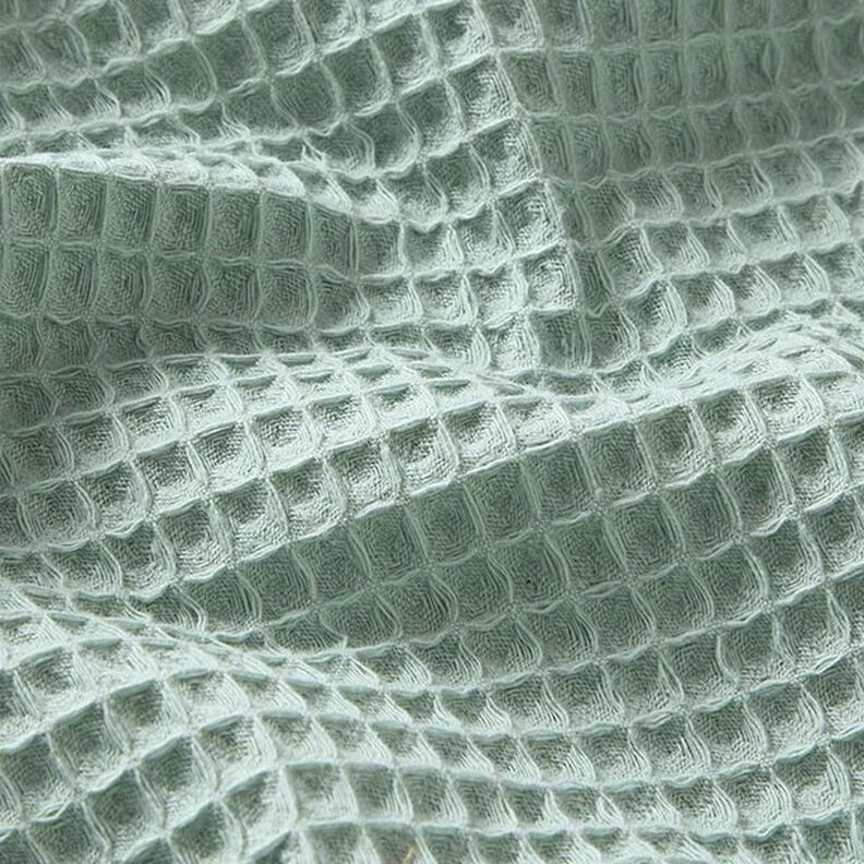 Vaffelpiqué – mint,  image number 2