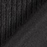 Kunstpels fletmønster – sort,  thumbnail number 4