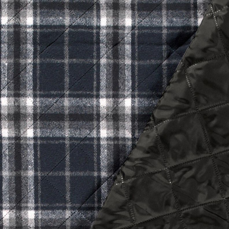 Quiltstof ternet – natblå/stengrå,  image number 2