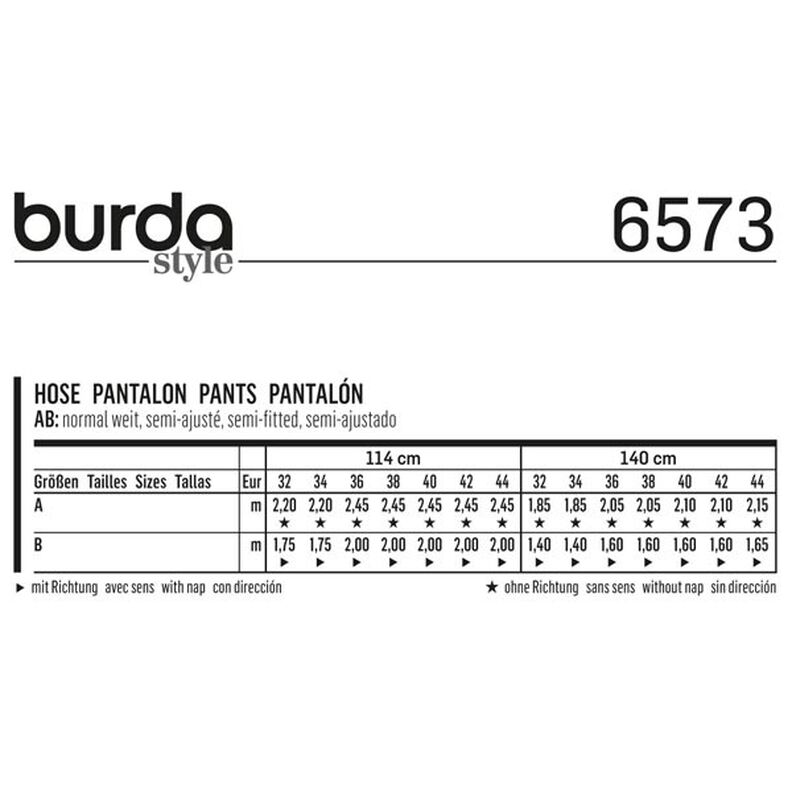 Bukser, Burda 6573,  image number 7
