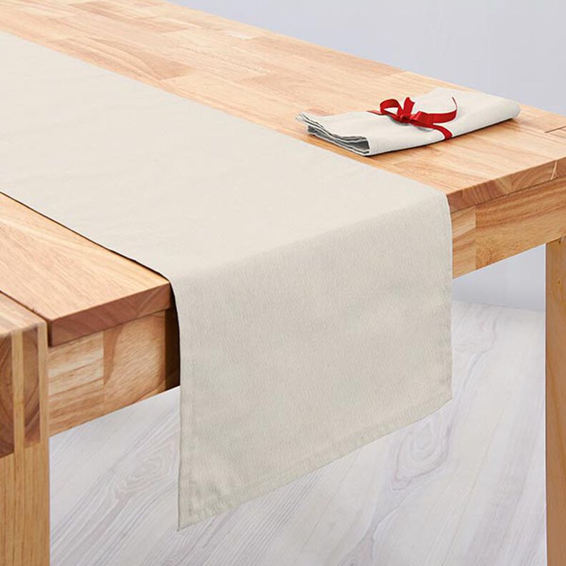 Dekorationsstof jacquard genanvendt – uldhvid,  image number 6