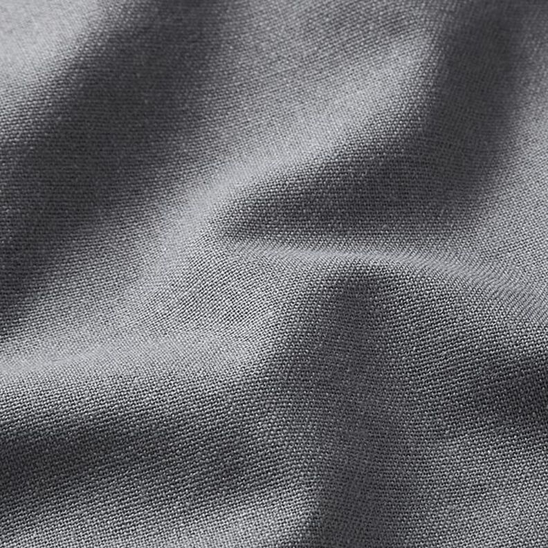 Viskose-hør-miks Ensfarvet – grå,  image number 2