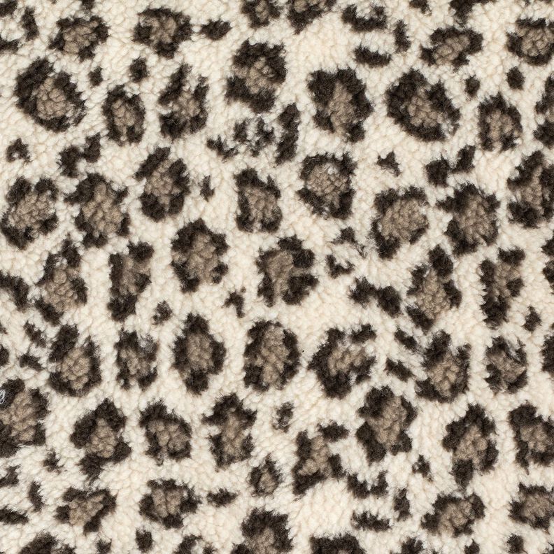 Teddyplys leopardprint – lysebeige/sand,  image number 5