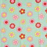 Imprægneret voksdug Glade blomster | Poppy Fabrics – mint/Citrongul,  thumbnail number 1