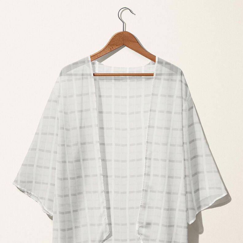 Chiffon vinduestern – hvid,  image number 5