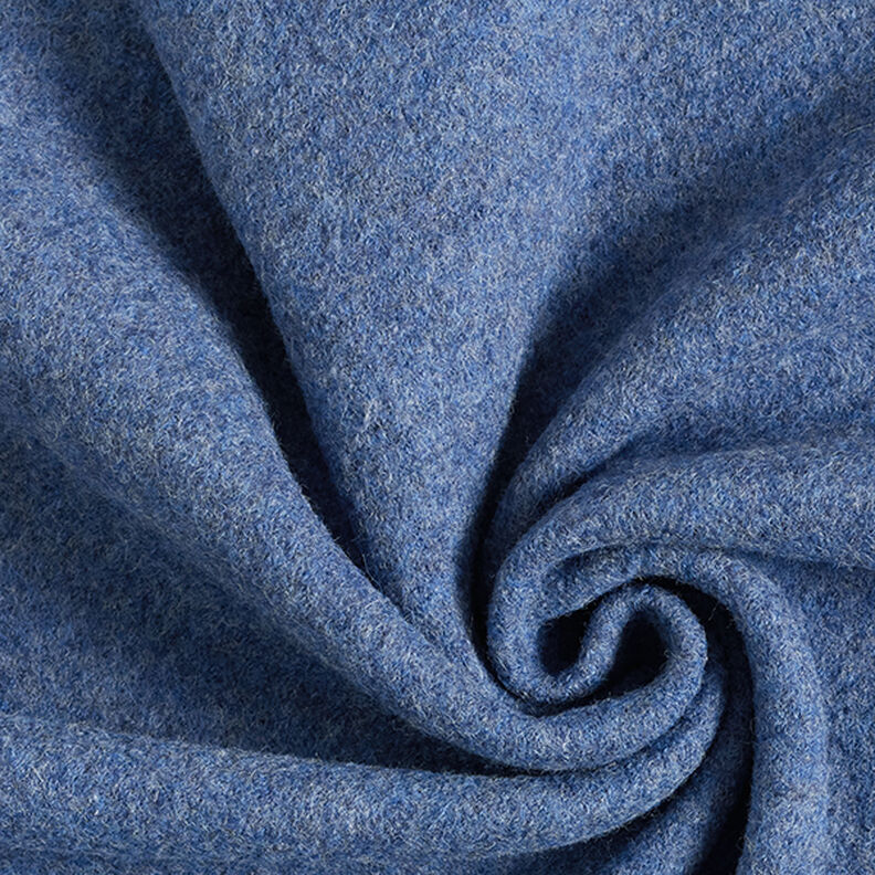 Uld-walkloden Melange – jeansblå,  image number 1