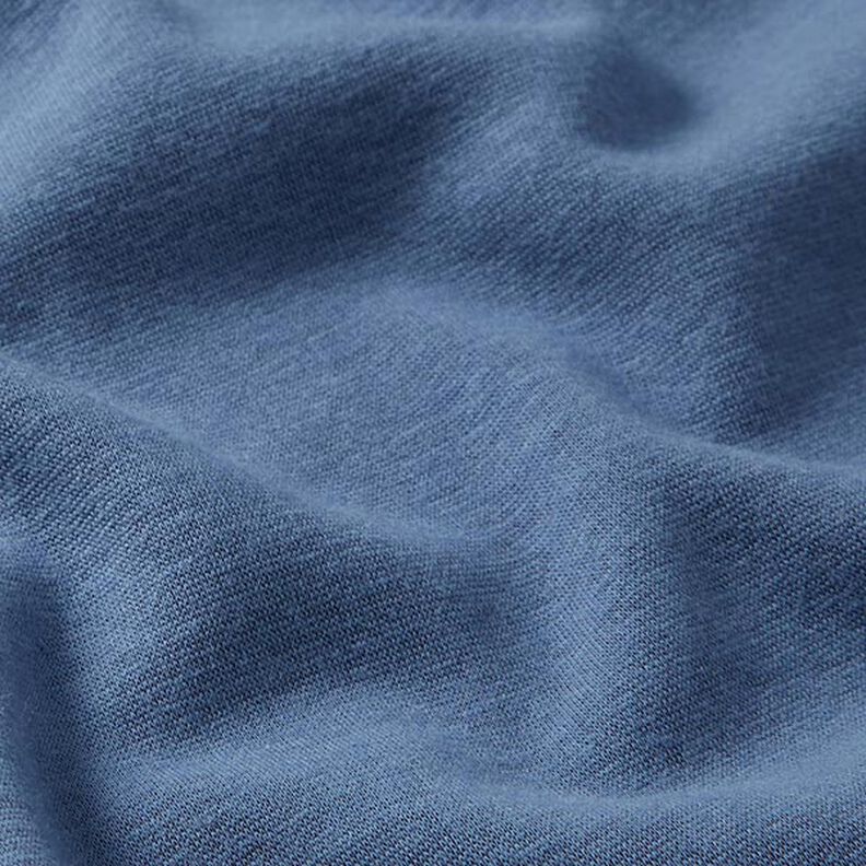 Alpefleece Hyggesweat Ensfarvet – jeansblå,  image number 3