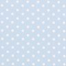 Bomuldspoplin store prikker – lyseblå/hvid,  thumbnail number 1