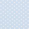 Bomuldspoplin store prikker – lyseblå/hvid,  thumbnail number 1
