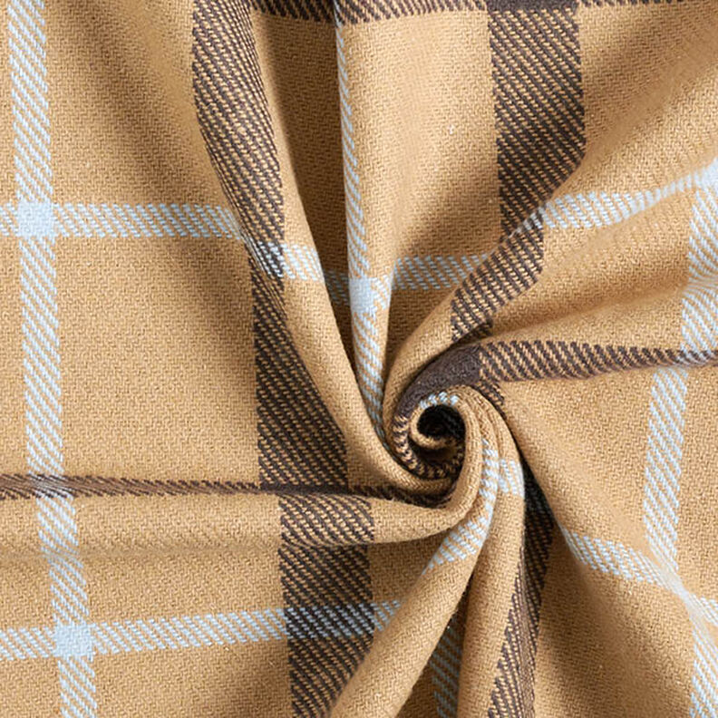 Frakkestof bomuldsternet store tern – beige,  image number 3