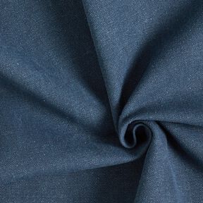 Dekorationsstof Canvas vokset – marineblå, 