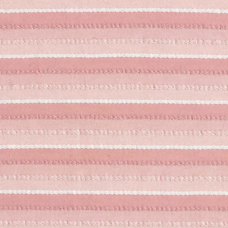Finstrik kordelstrimler – rosa/hvid,  image number 1