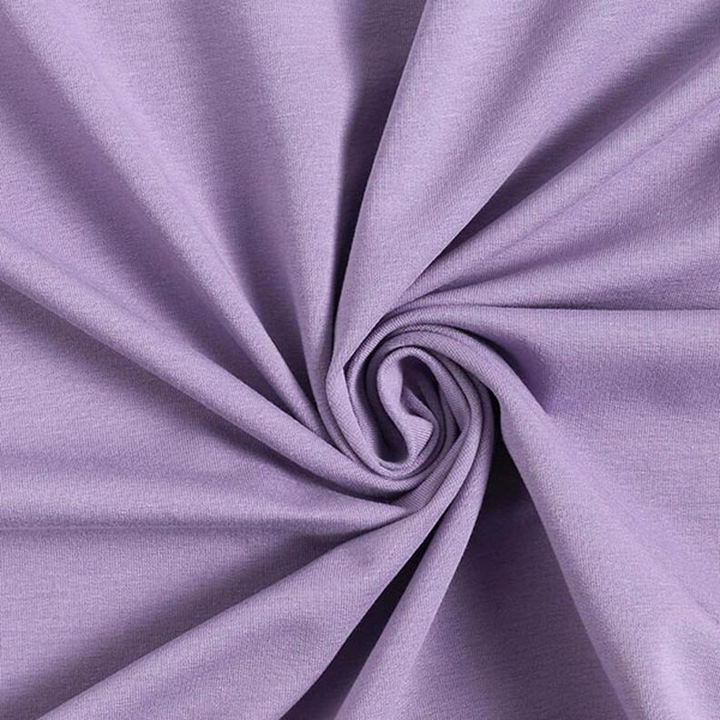 Let French Terry ensfarvet – syren,  image number 1