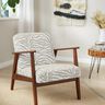 Polsterstof Jacquard zebra – anemone/natur,  thumbnail number 7