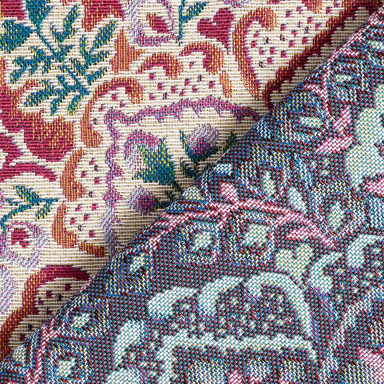 Dekorativt panelstof Gobelin stor mandala – pastelviolet/lysebeige,  image number 4