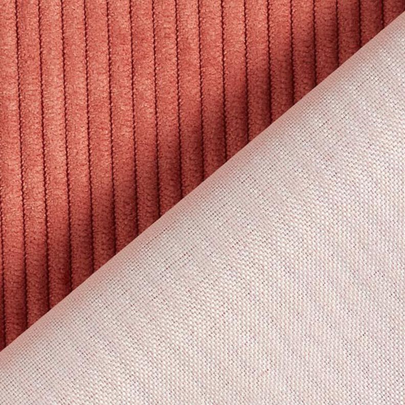 Polsterstof Fløjslook Fjord – rød,  image number 3