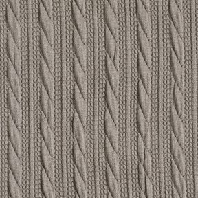 Strik Cloqué fletmønster – silkegrå, 