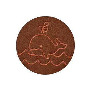 Pyntedel hval [ 23 mm ] – mørkebrun, 