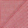Bomuldsstof Vichy tern 0,2 cm – rød/hvid,  thumbnail number 3
