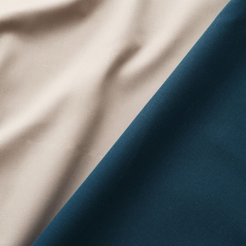 Bomuldskiper Ensfarvet – petrol,  image number 4