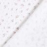 Musselin/Dobbelt-Crincle stof Romantiske blomster – hvid,  thumbnail number 4