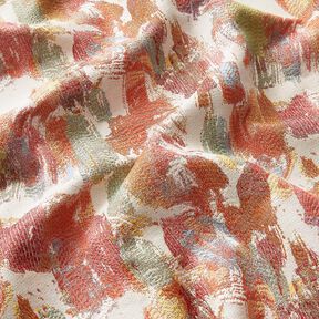 Dekorationsstof Gobelin abstrakt kunst – lysebeige/lyse bær, 