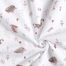 Musselin/Dobbelt-Crincle stof Dyr på skovlysningen – hvid,  thumbnail number 3