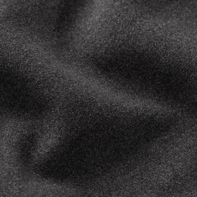 Frakkestof genanvendt polyester melange – antracit,  image number 2