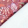 French Terry Sommersweat paisley-blomster Digitaltryk – bourgogne-farvet,  thumbnail number 5