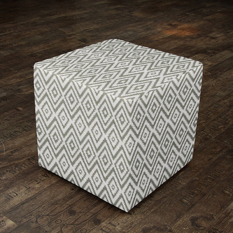 Outdoorstof jacquard Ethno – olivengrøn,  image number 8