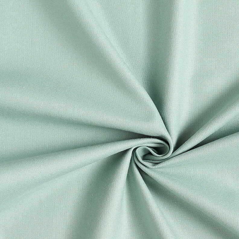 Bomuldsflonel Ensfarvet – mint,  image number 1