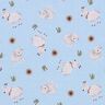 Bomuldsjersey Får og geder Digitaltryk – lyseblå,  thumbnail number 1