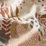 Bomuldsstof Cretonne abstrakte jungleplanter – terracotta/apricot,  thumbnail number 2