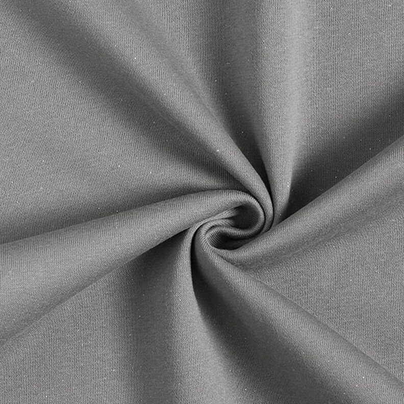 Sweatshirt lodden ensfarvet Lurex – mørkegrå/sølv,  image number 1
