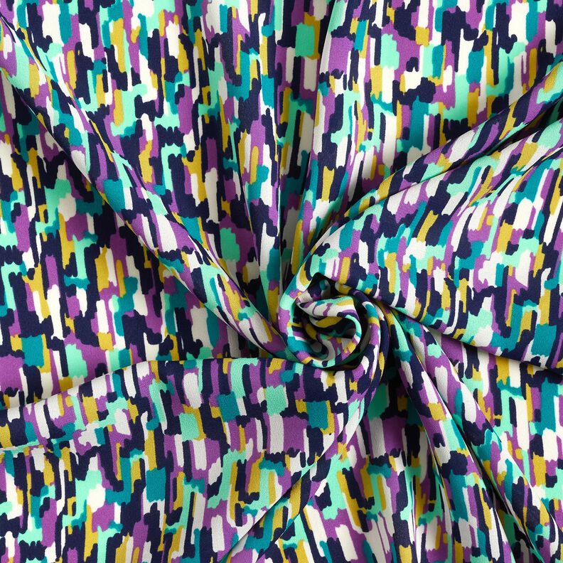 crepestof penselstrøg – lys mint/rødlilla,  image number 3