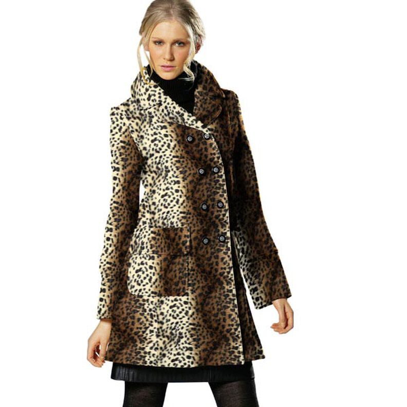 Kunstpels leopard – beige,  image number 4