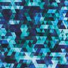 Softshell kulørte trekanter Digitaltryk – natblå/azur,  thumbnail number 6