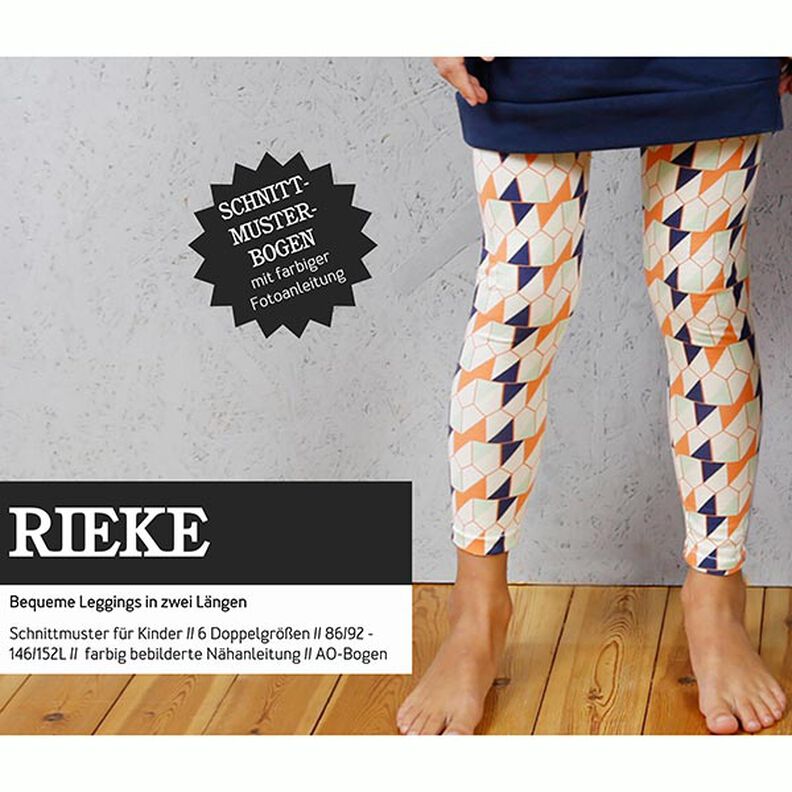 RIEKE - leggings til piger, Studio Schnittreif  | 86 - 152,  image number 1