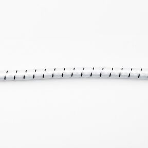 Stærk outdoor-gummisnor [Ø 10 mm] – hvid/sort, 