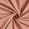 Bomuldspoplin fine hjerter – kobberfarvet,  thumbnail number 3