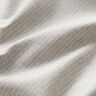 Dekorationsstof kanvas fine striber genanvendt – grå,  thumbnail number 2