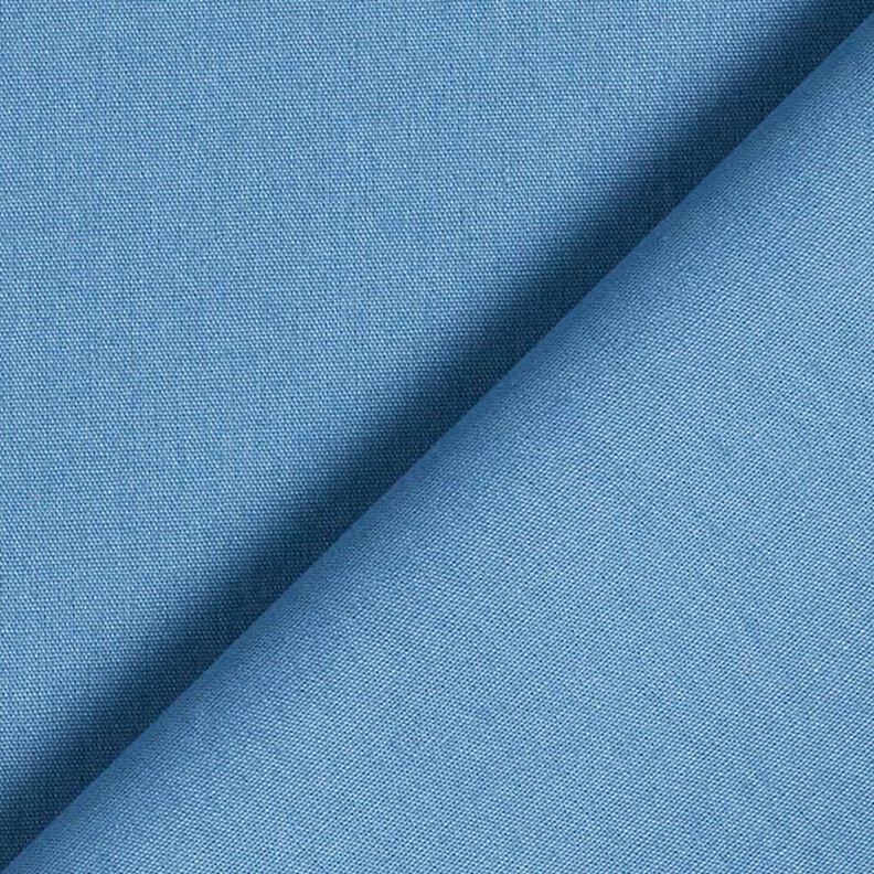 Bomuldspoplin Ensfarvet – jeansblå,  image number 5