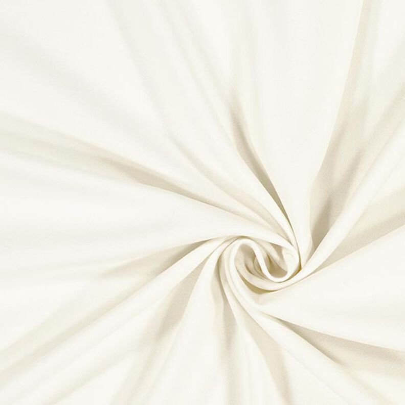 Crêpe Georgette Moss – uldhvid,  image number 1