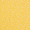 Bomuldspoplin uregelm&aelig;ssige stjerner &ndash; sennep,  thumbnail number 1