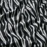French Terry, børstet zebra digitaltryk – sort/sølv,  thumbnail number 2